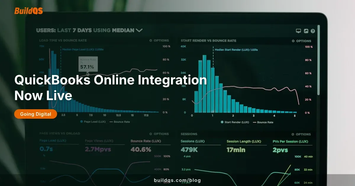QuickBooks Online Integration Now Live